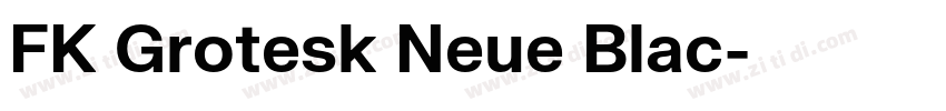 FK Grotesk Neue Blac字体转换 FK Grotesk Neue Blac字体转换